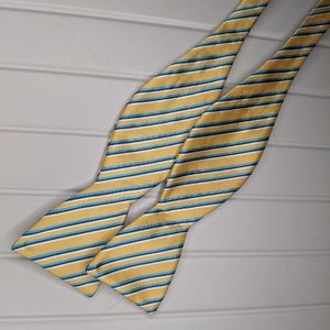 Yellow and Blue Bow Tie by Stafford